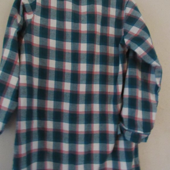 Short Flannel Night Shir" - Picture 8 of 8